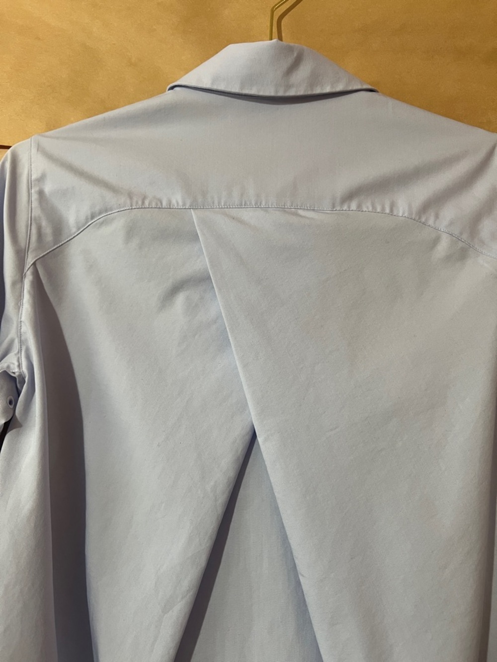 Lululemon | Full Day Ahead Shirt Button Front Top Back Pleat Serene Blue Size 4 - Picture 11 of 13